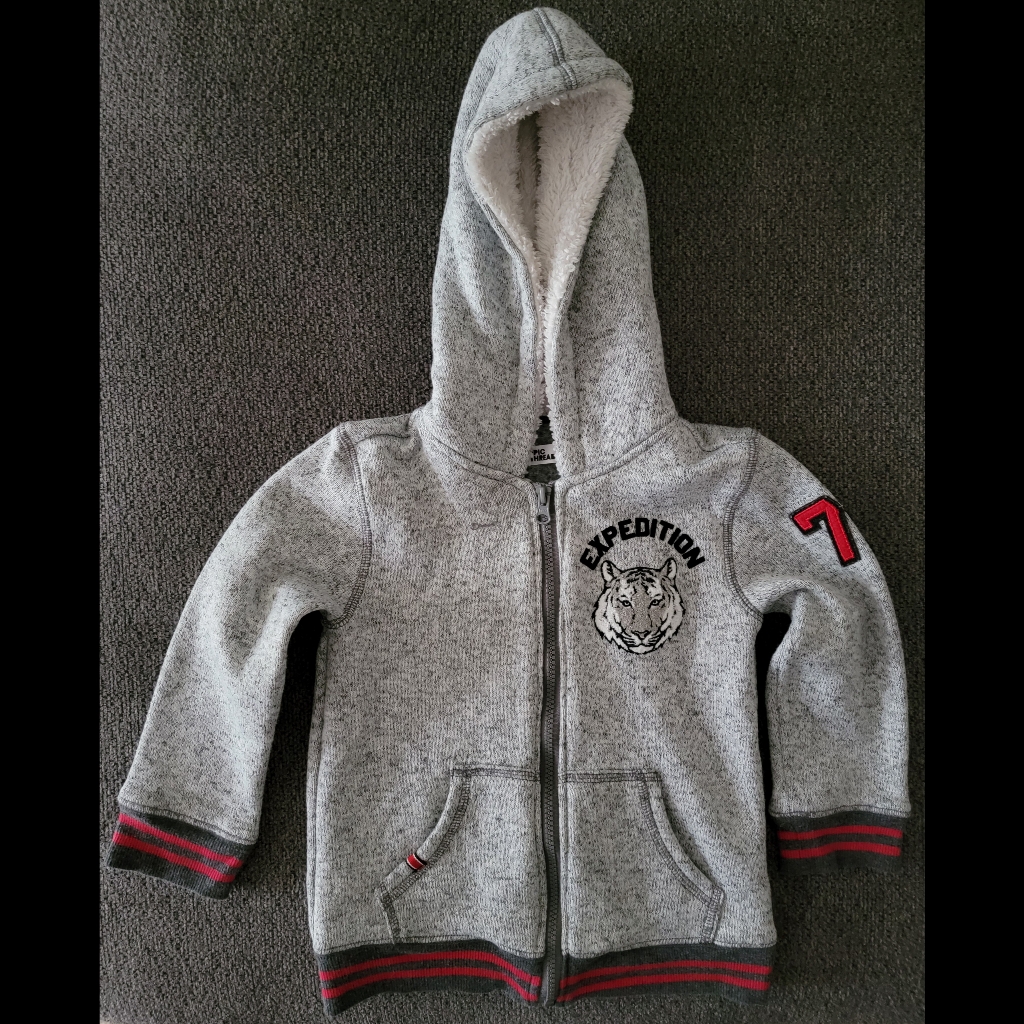 Brand New Kids Boys Size 5 Epic Threads Expedition Zipper Hoodie With Tiger 73